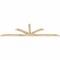 Ekena Millwork Richland Rough Sawn Timber Gable Bracket, Douglas Fir, 108"W x 31 1/2"H x 2"D x 4"F, 7/12 Pitch GBW108X31X0204RIC00RDF - alternate 2